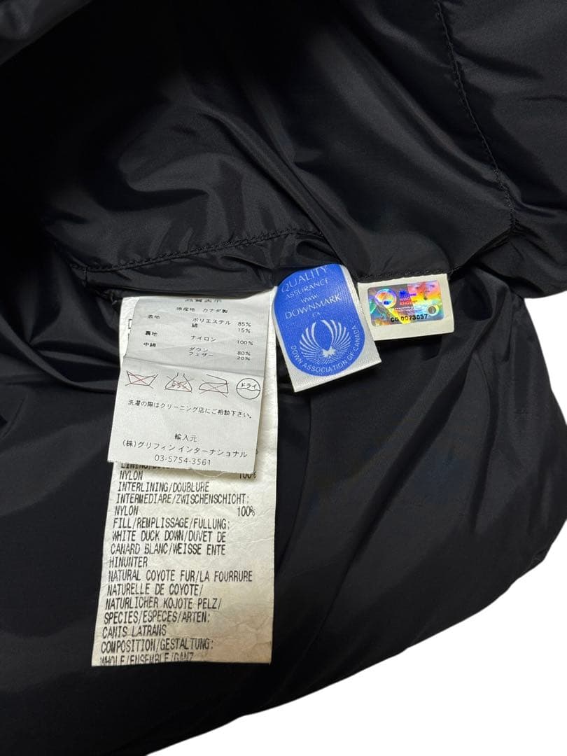   カナダグース MONTREAL ダウンベスト S