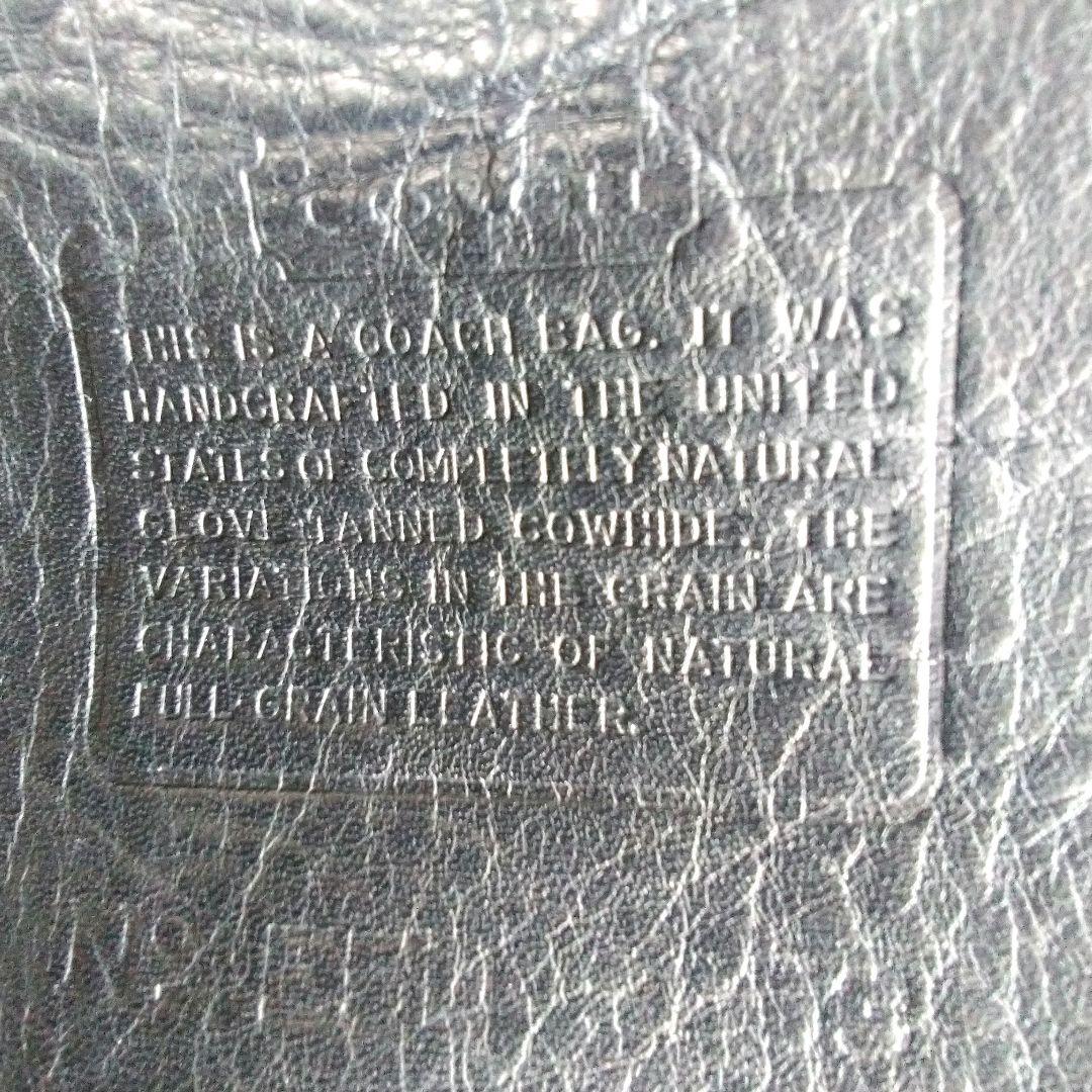 ❮USA製❯オールドCOACHレザーバケット型ショルダーバッグ