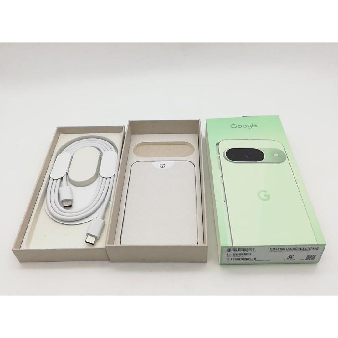 【新品同様】【カバー付き】Google Pixel 9 Green