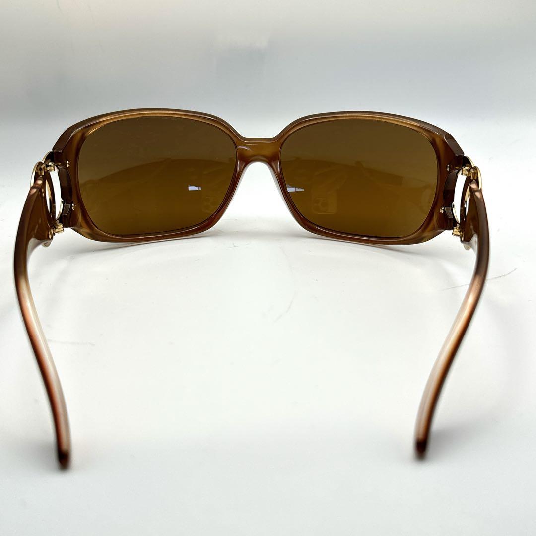 CHANEL シャネル ココマーク サングラス 6014 ブラウン ゴールド金具