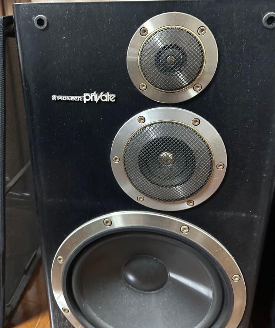 バブル期コンポPioneer private 3ウェイスピーカー