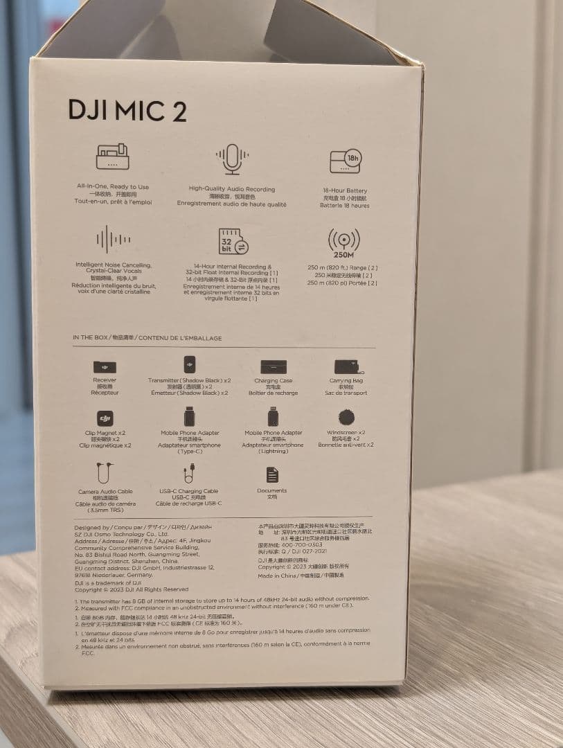DJI MIC 2 ワイヤレスマイク
