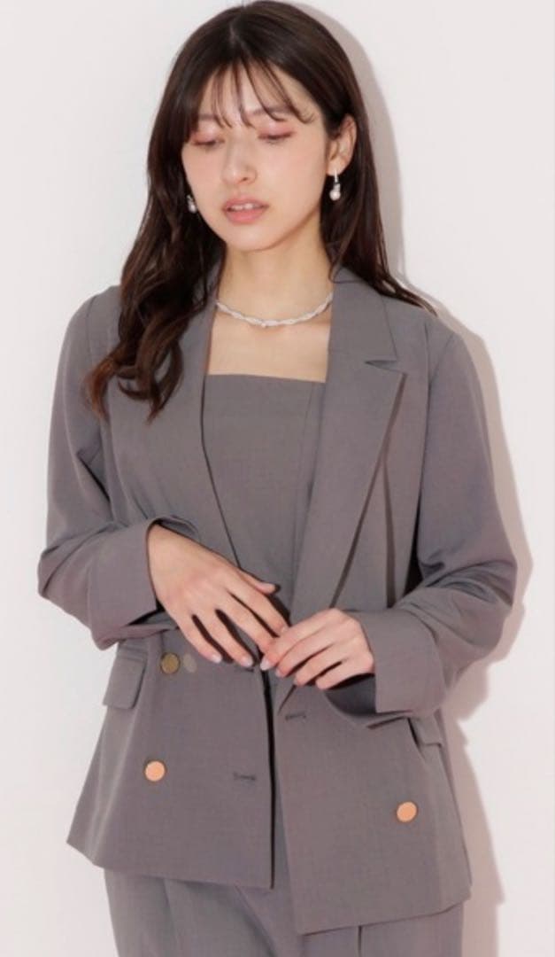 ダブルブレストテーラード　ジャケット