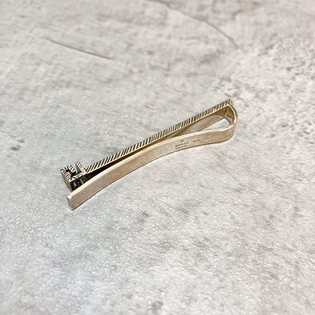 【廃盤 希少】 GUCCI グッチ ガーデン アラベスク スクエアG タイピン