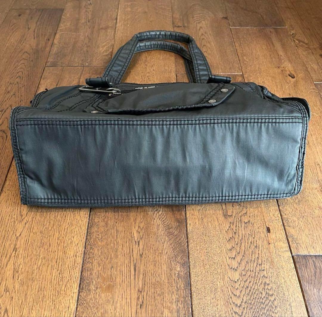 ディーゼル　アーカイブメタルロゴ　ミニボストンバッグ　y2k ハンドバッグ