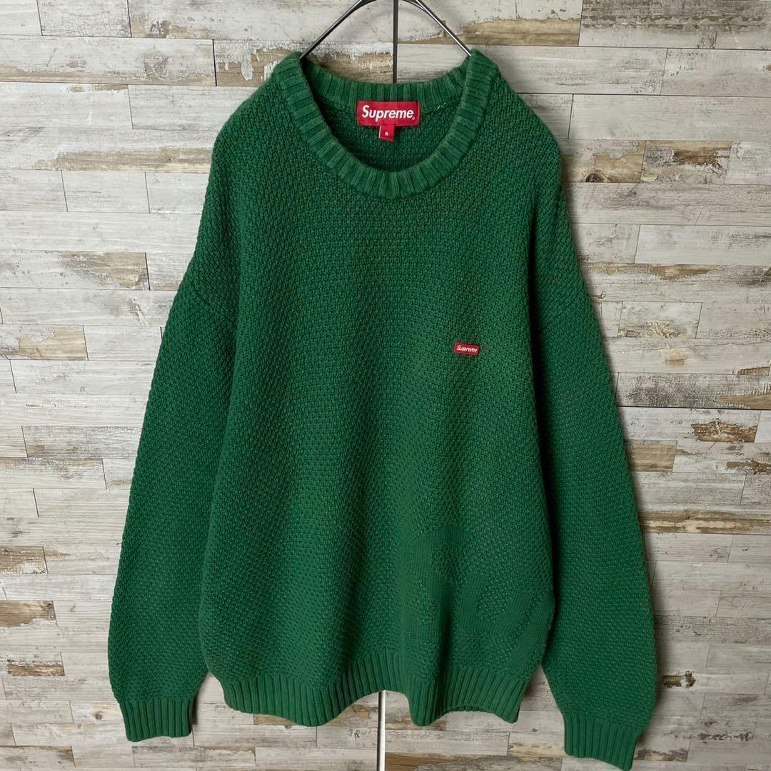 3309 U【希少モデル】シュプリーム☆スモールボックスロゴ ビッグロゴ ニット