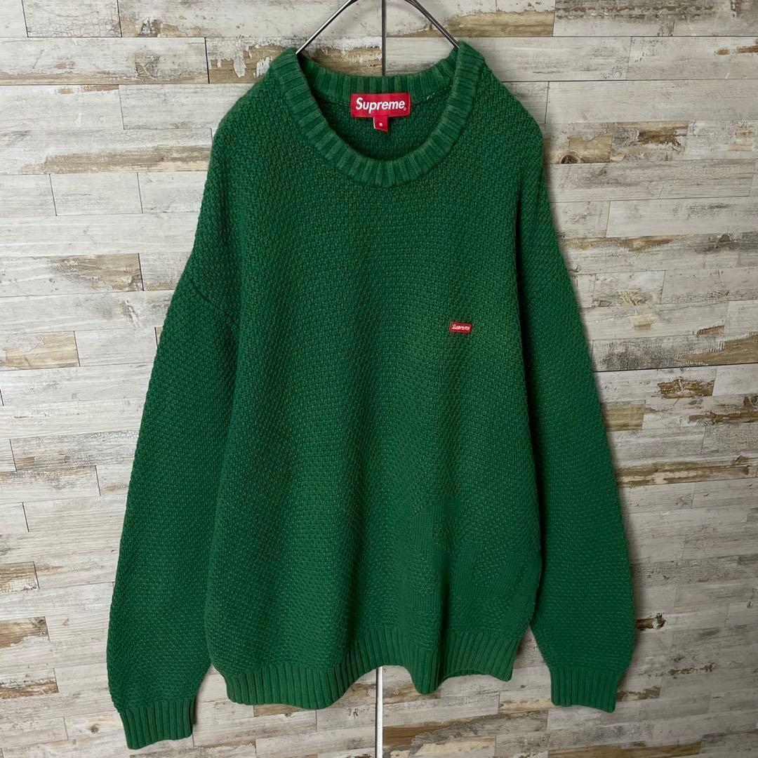 3309 U【希少モデル】シュプリーム☆スモールボックスロゴ ビッグロゴ ニット