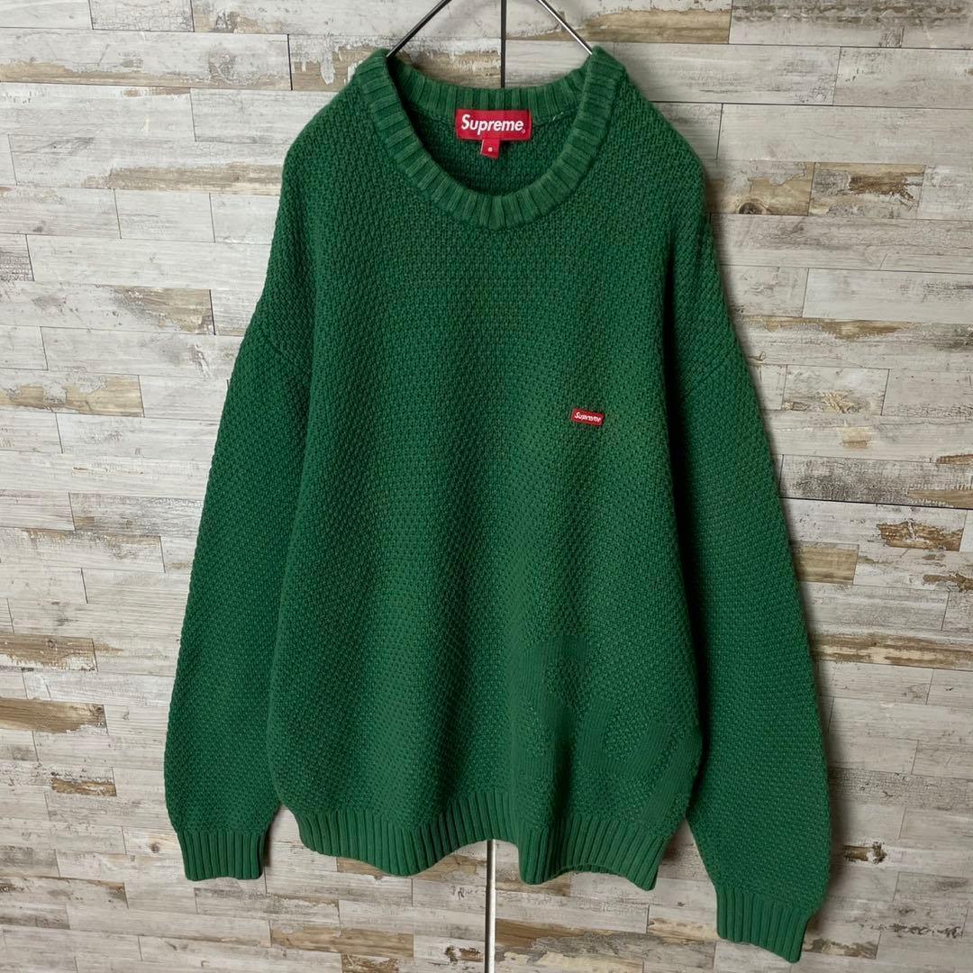 3309 U【希少モデル】シュプリーム☆スモールボックスロゴ ビッグロゴ ニット