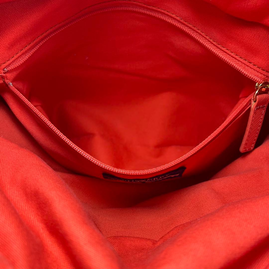 バーバリー カバン 2WAY トートバッグ ラフィア ベージュ オレンジ