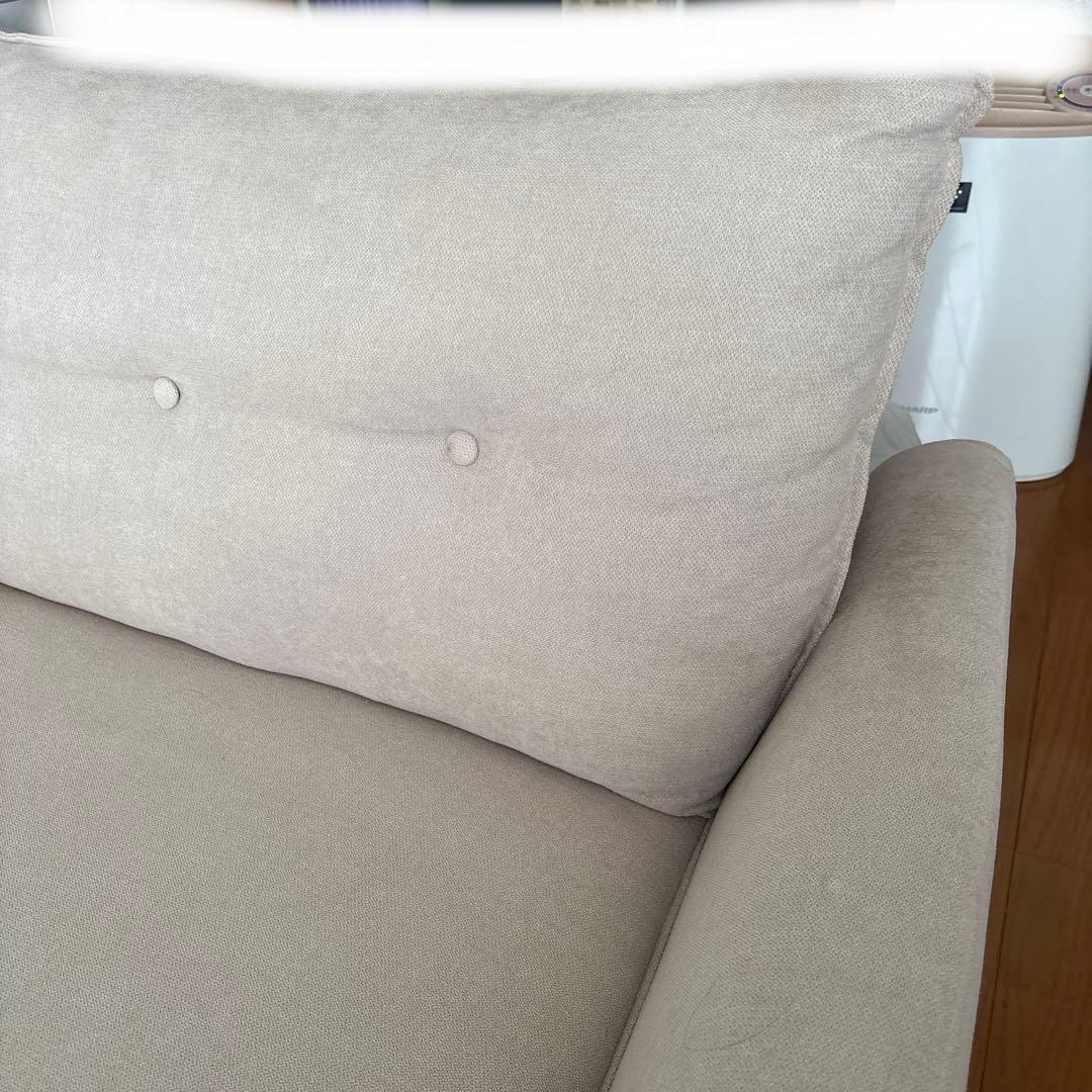 ニトリ　カジュアルソファ(パック3 be)