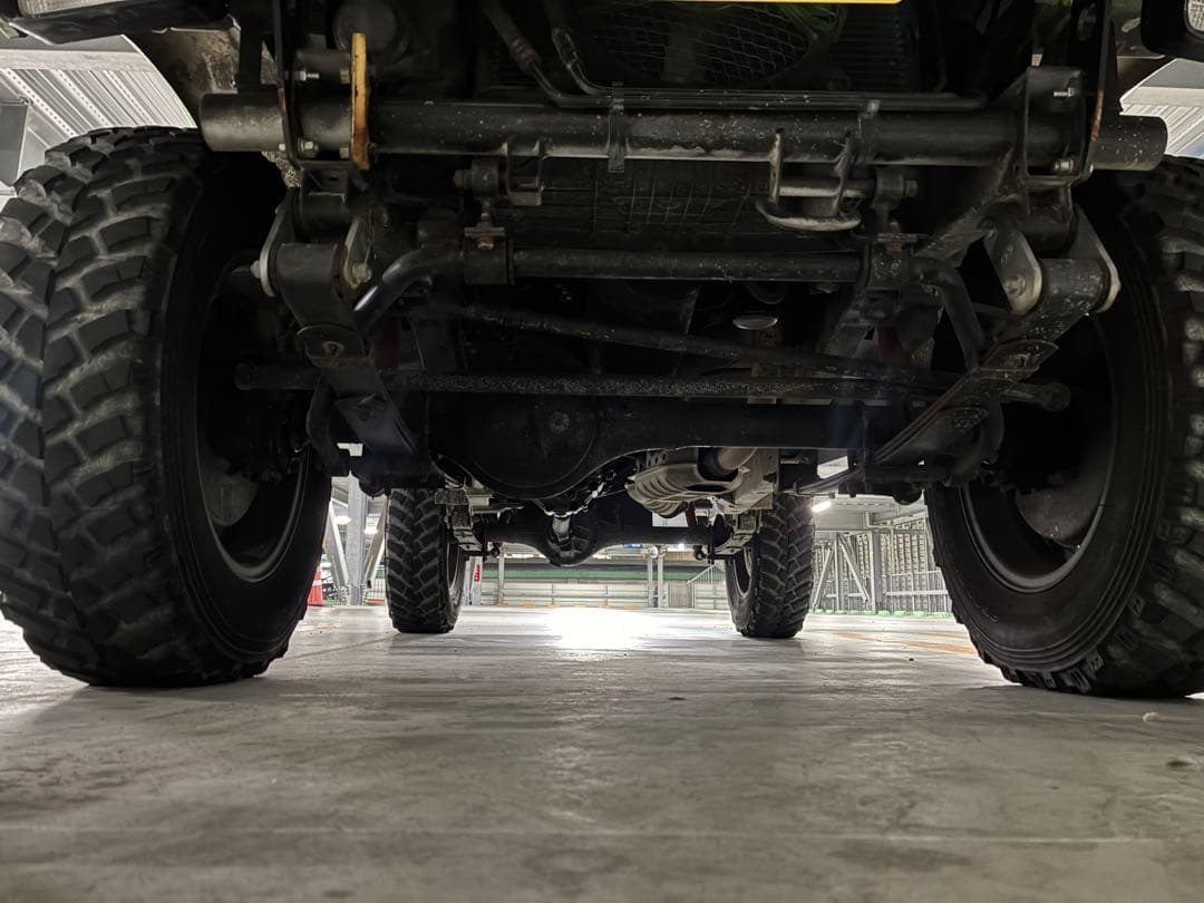 ジムニー　JA11改18万キロ　カワサキグリーン全塗装　5速MT 二名乗車公認