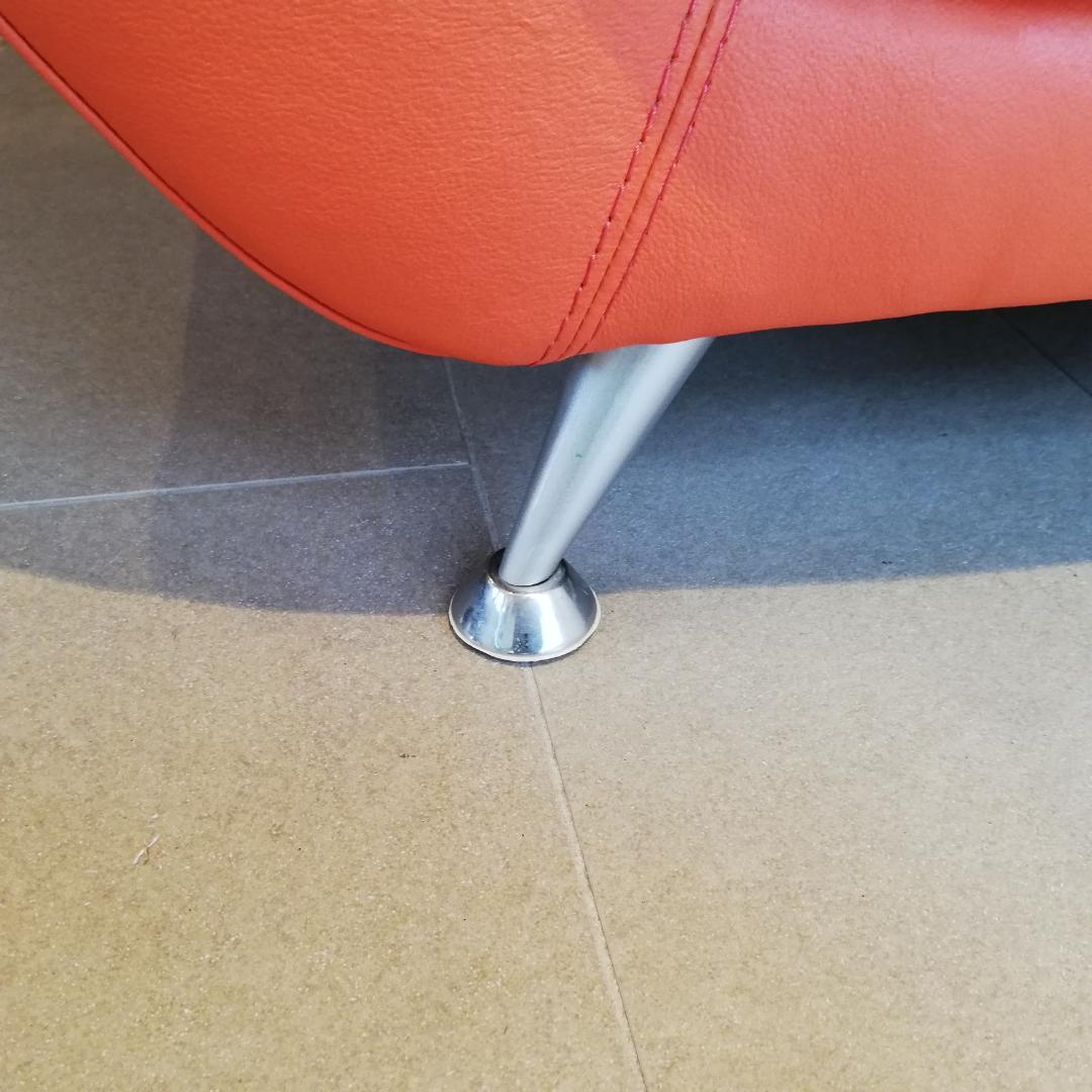 美品♠IDC大塚家具取扱い　レザーワールド　ラブソファ　B