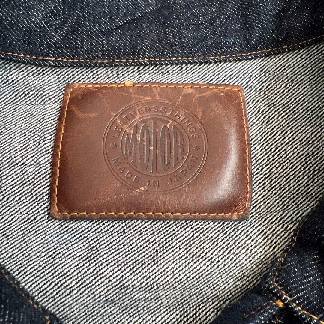 MOTOR インディゴデニムジャケット