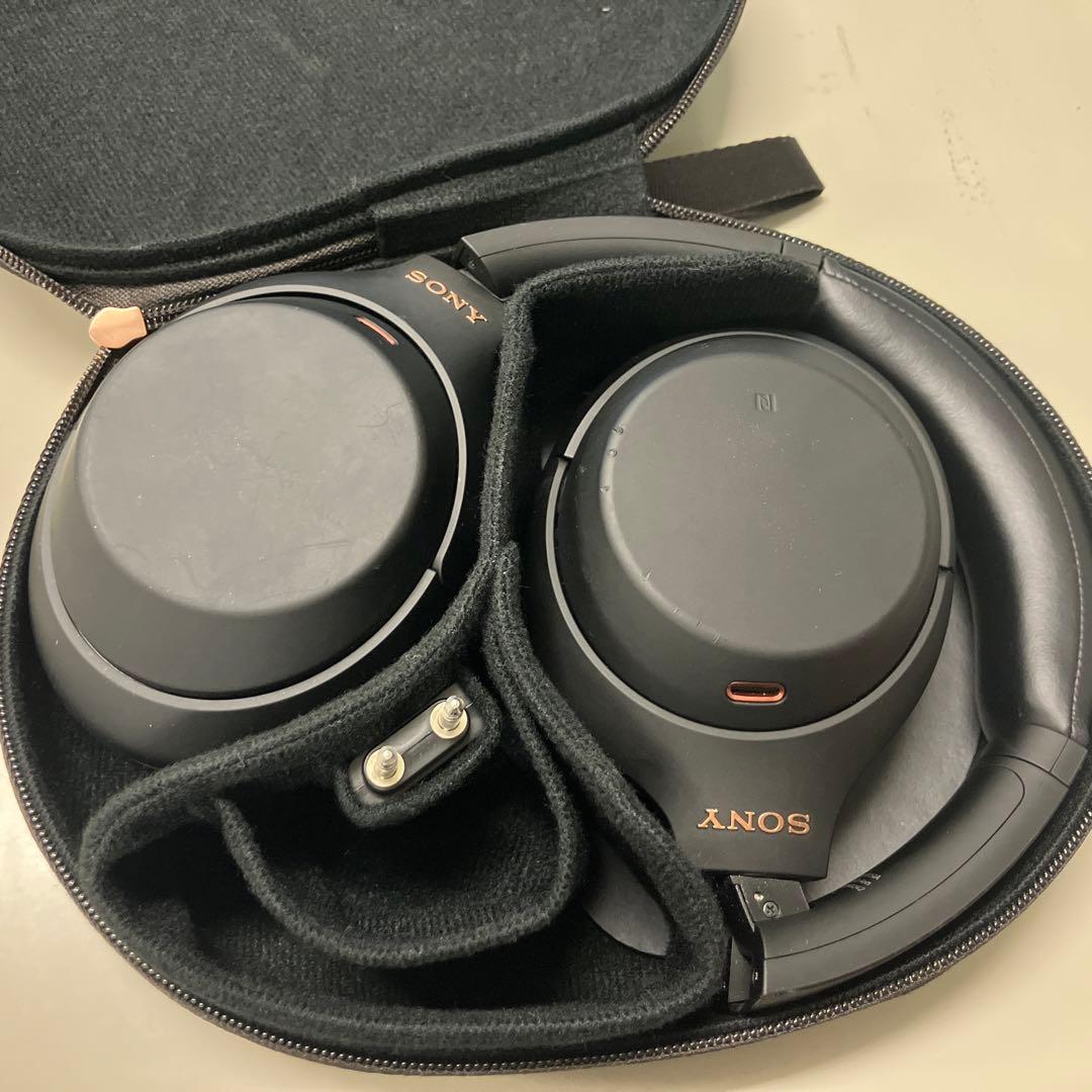 【美品】SONY ワイヤレスヘッドホン ブラック　　WH-1000XM4