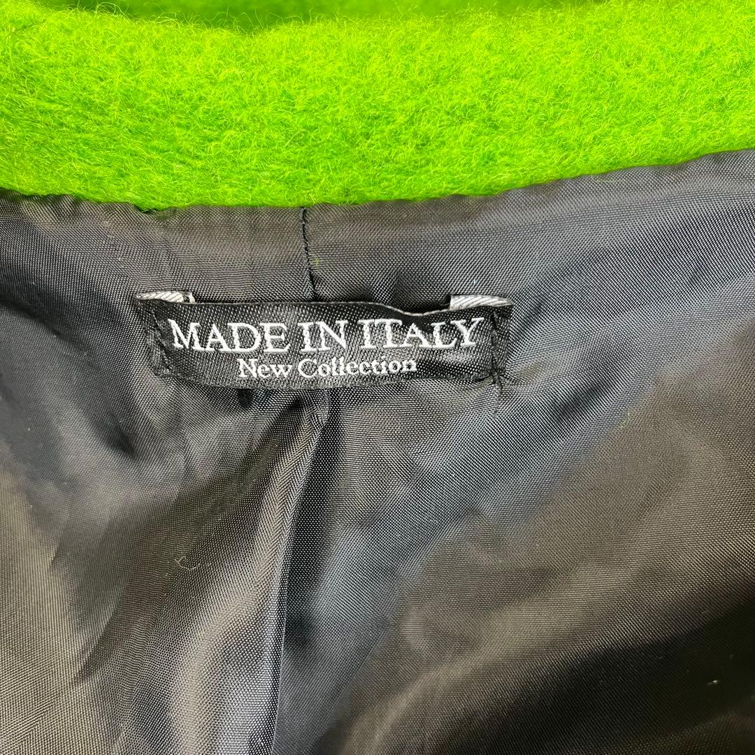 ふさえ様　イタリア製 Sliver knit coat 圧縮ウールコート