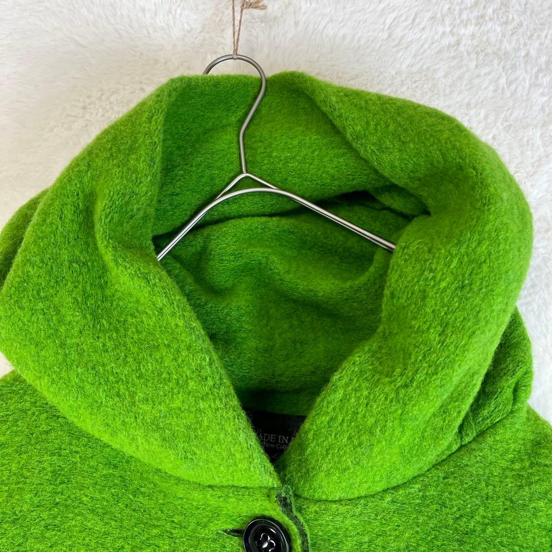 ふさえ様　イタリア製 Sliver knit coat 圧縮ウールコート