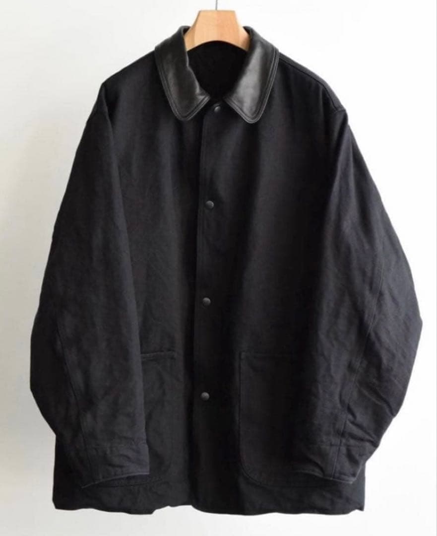 【サイズ1】comoli コモリ 25AW デニムレザー ワークジャケット