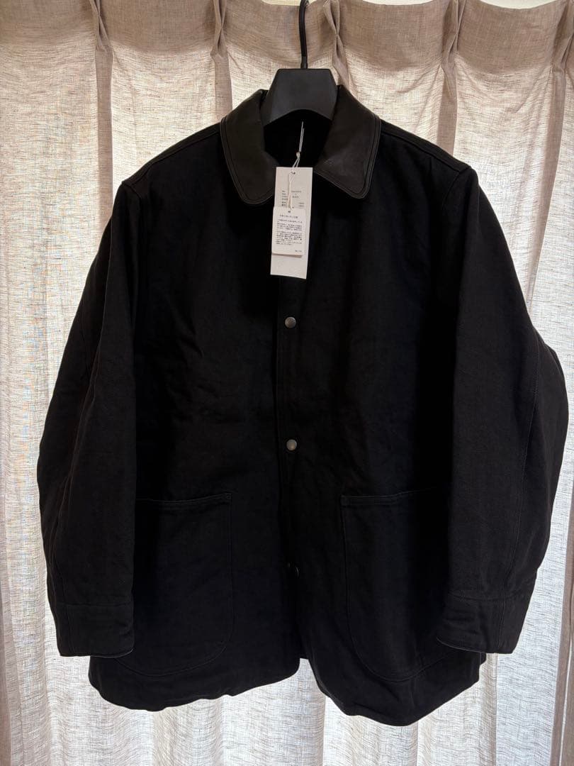 【サイズ1】comoli コモリ 25AW デニムレザー ワークジャケット
