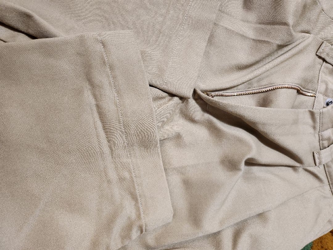 「値下げ」THE SHINZONE ベージュ チノパン 32　レディース