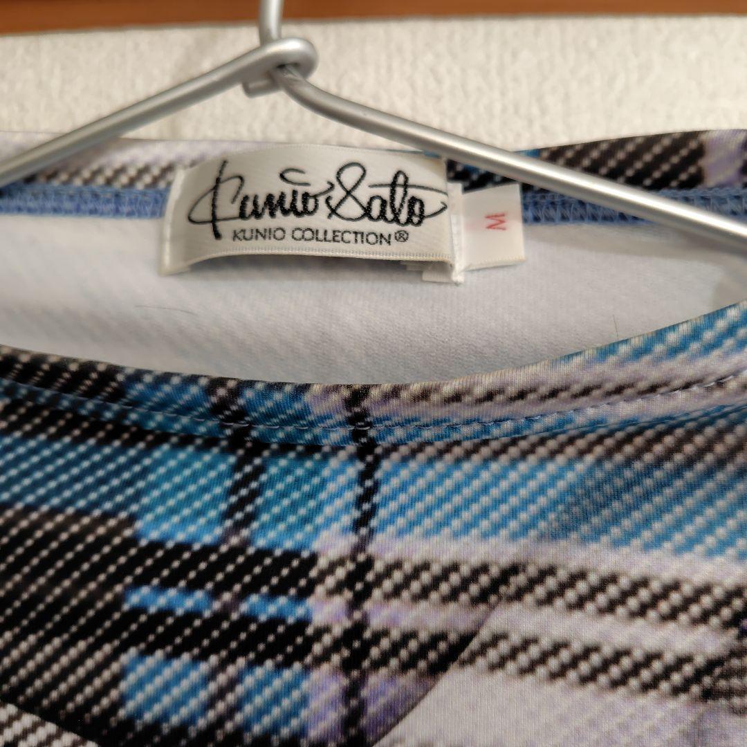 クニオコレクション 長袖チュニック M 青