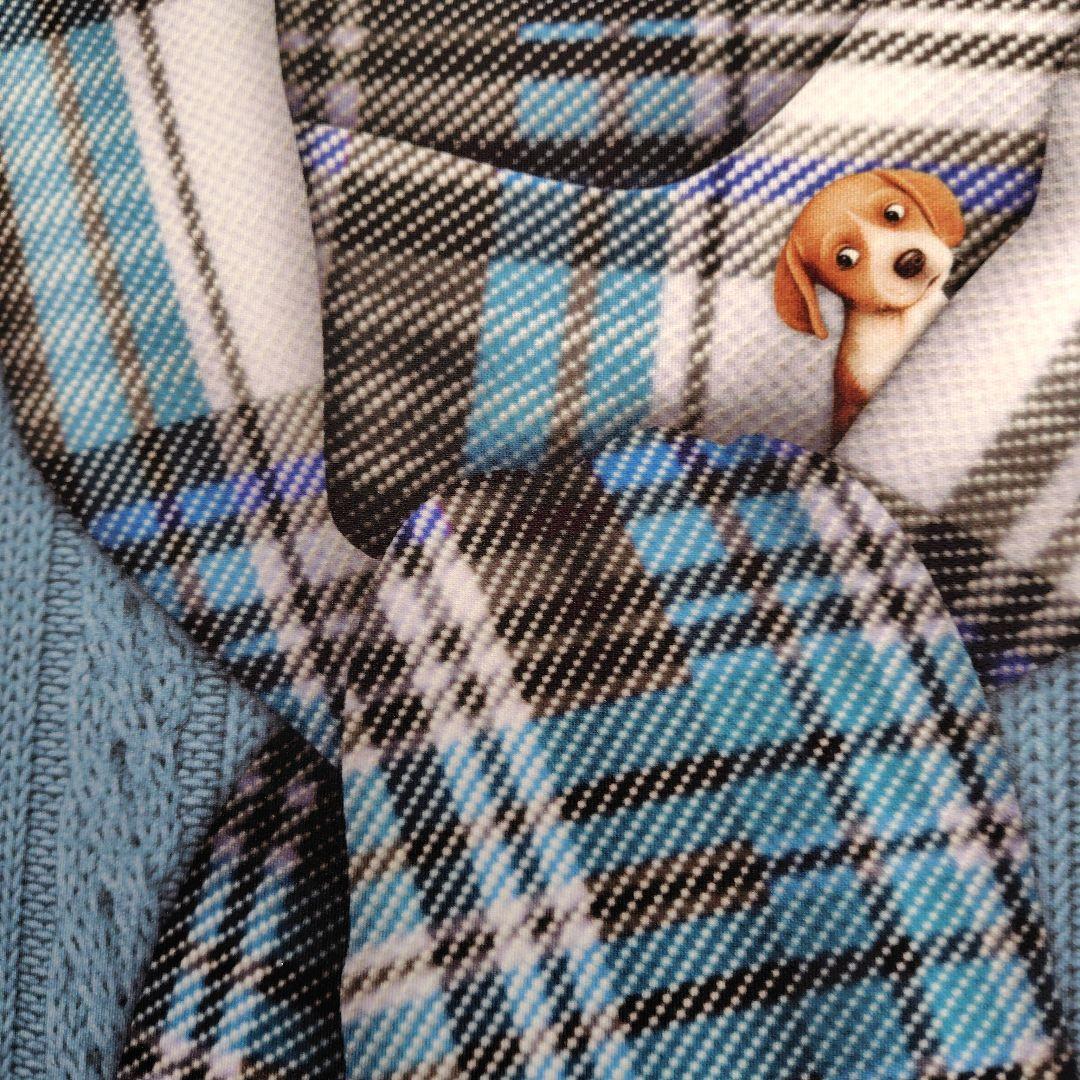 クニオコレクション 長袖チュニック M 青