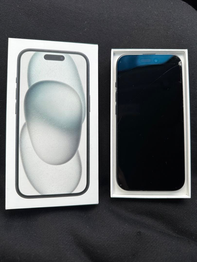 SIMフリー箱付き iPhone15 128GB ブラック