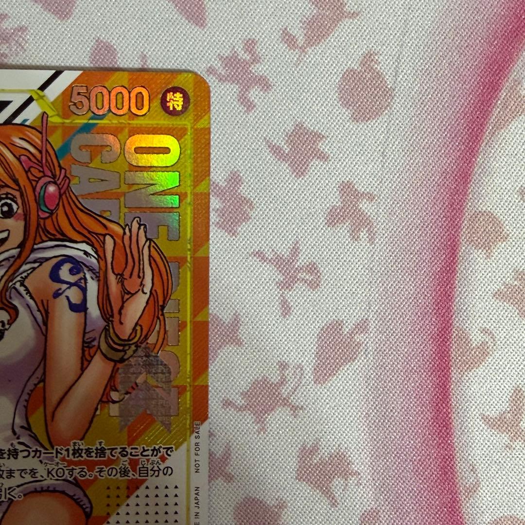 Kgmasonxxx専用　ワンピースカード プロモ ナミ シリアル 56 ゴム