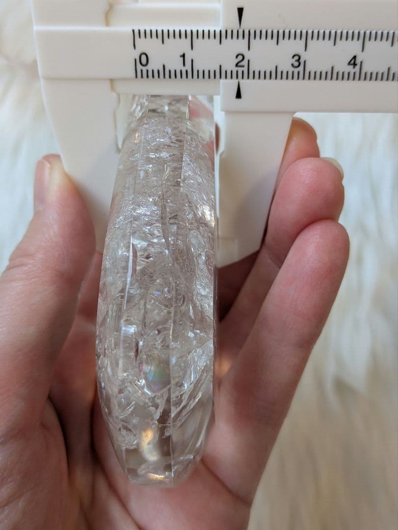 高品質　♡ピンクアゼツライト（通称） ピンククリアクォーツ♡ 　雫　虹