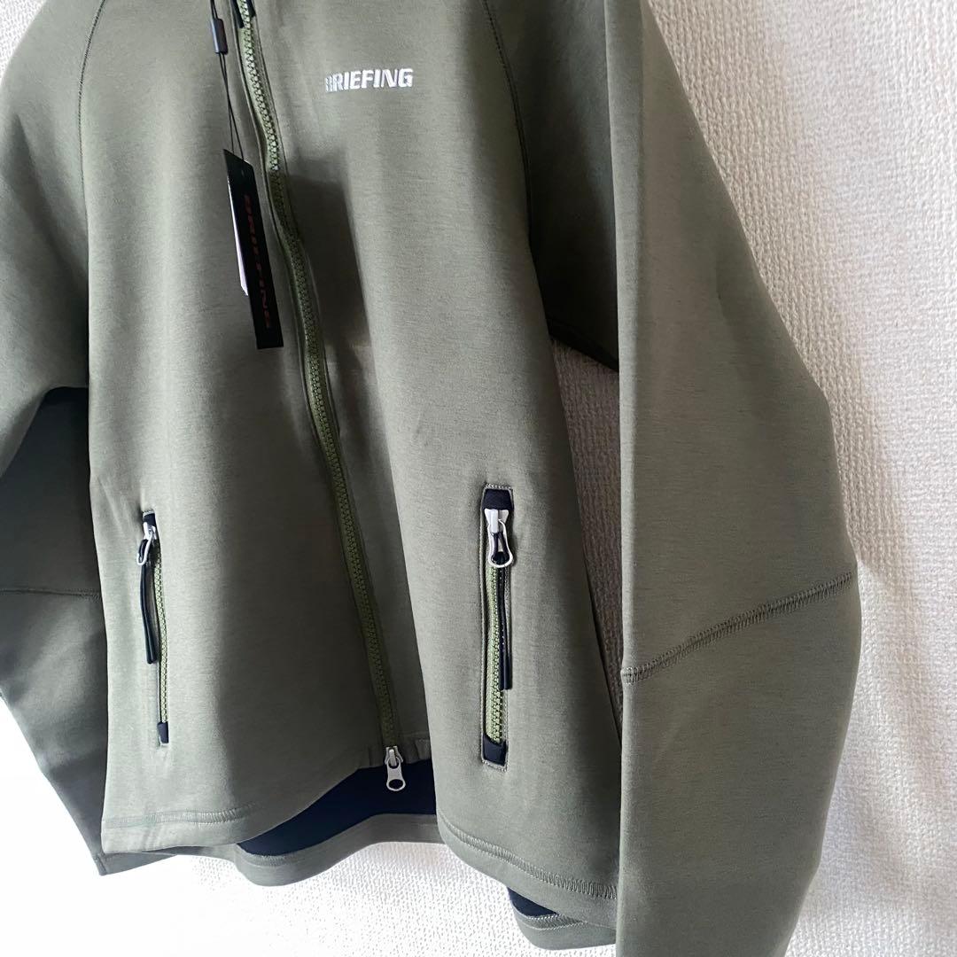 BRIEFING フルジップジャケット オリーブ