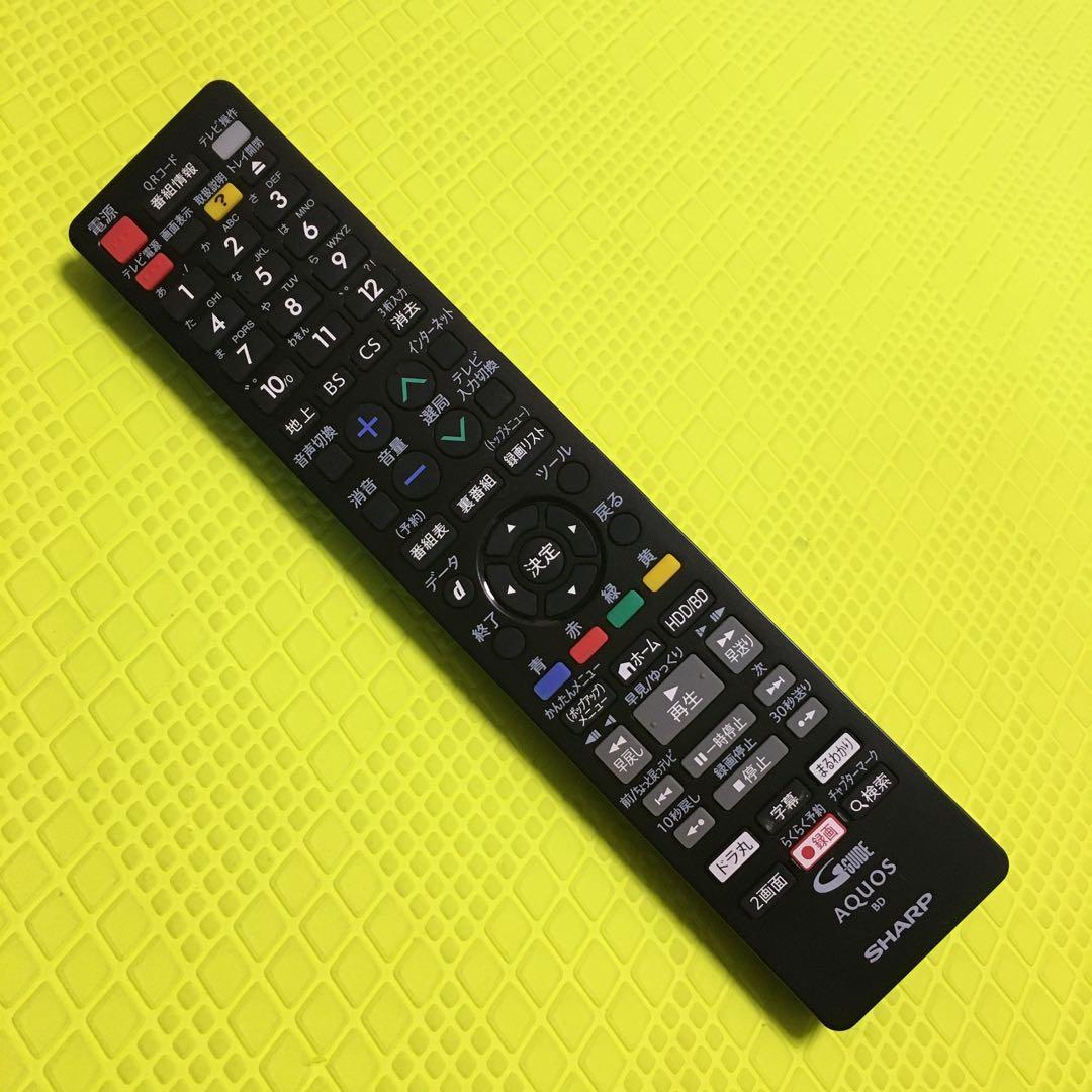 シャープBD-NW520◆2番組同時録画◆純正リモコン◆未使用HDDに換装済み