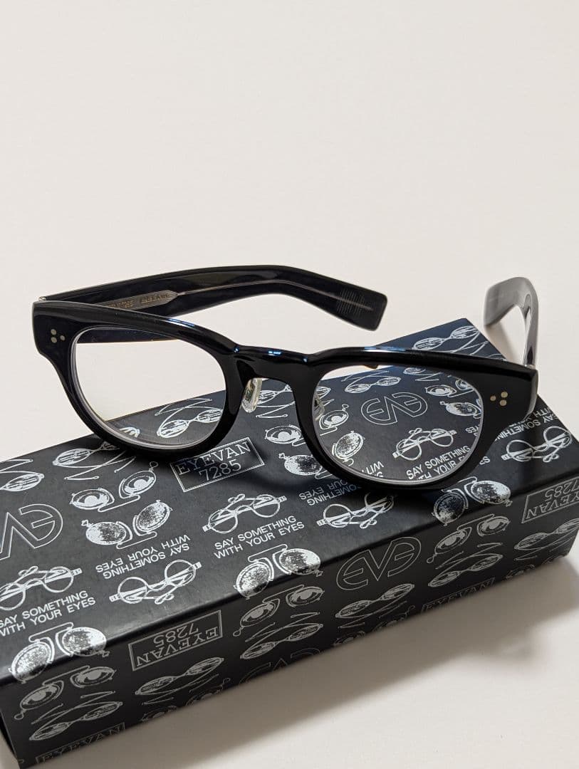 y*n様 EYEVAN 7285 メガネ 329　ブラック