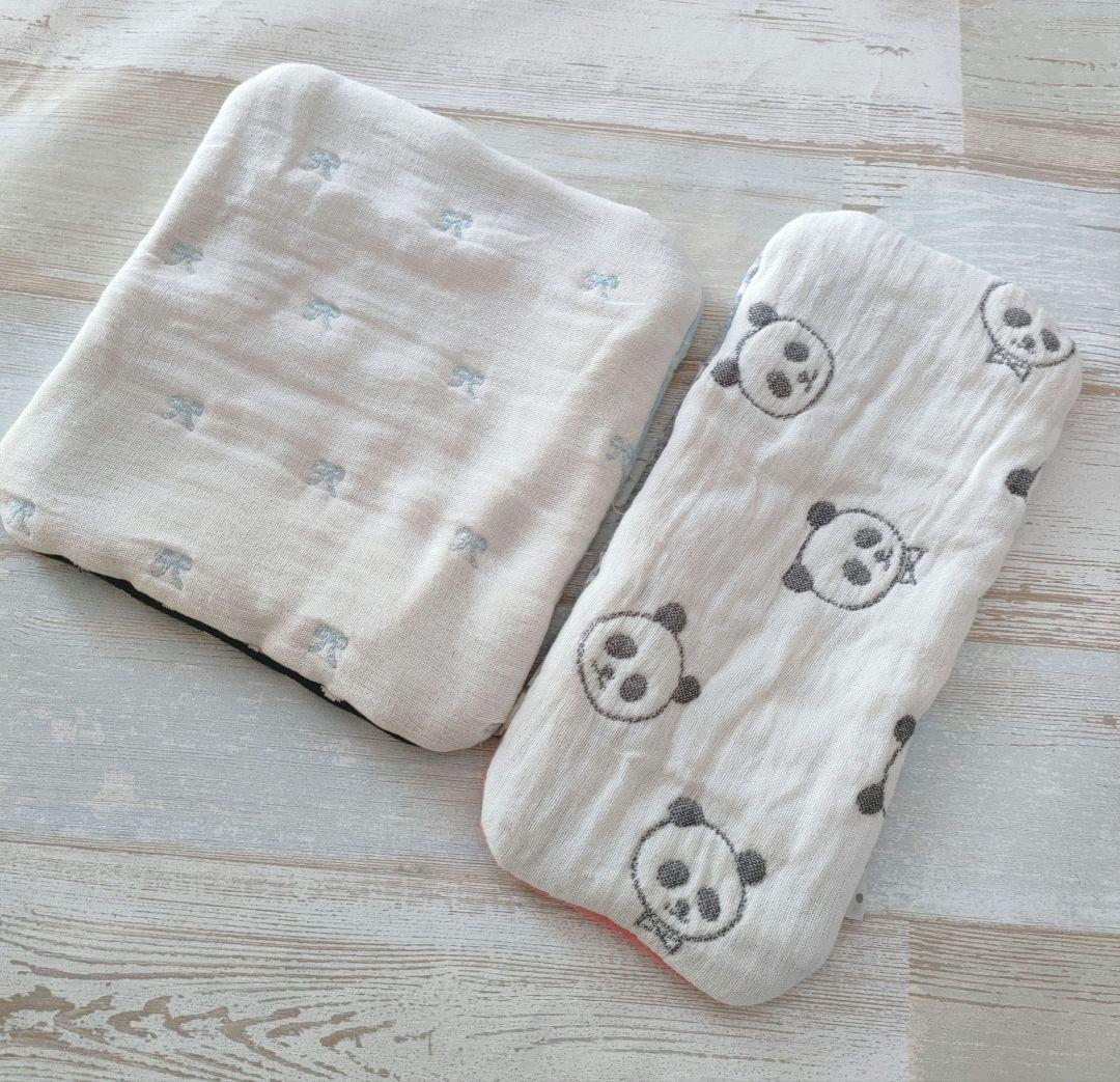 ピカピカ様　ガーゼハンカチ　タオル