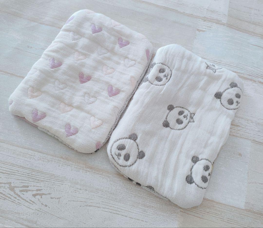 ピカピカ様　ガーゼハンカチ　タオル