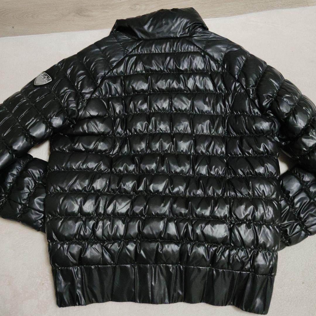 EA7★EMPORIO ARMANI★ブラック中綿ジャケット★アルマーニ★光沢