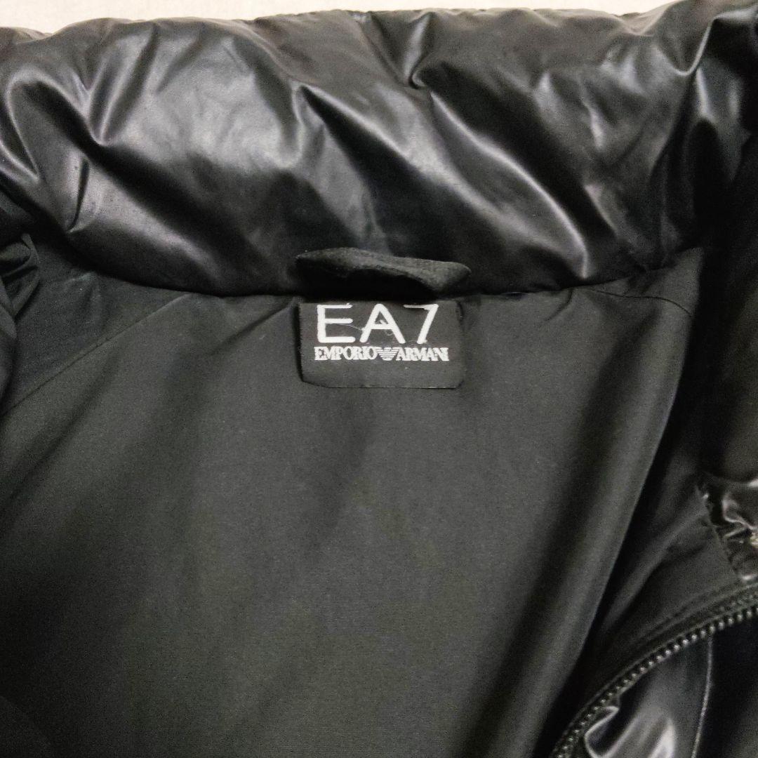 EA7★EMPORIO ARMANI★ブラック中綿ジャケット★アルマーニ★光沢