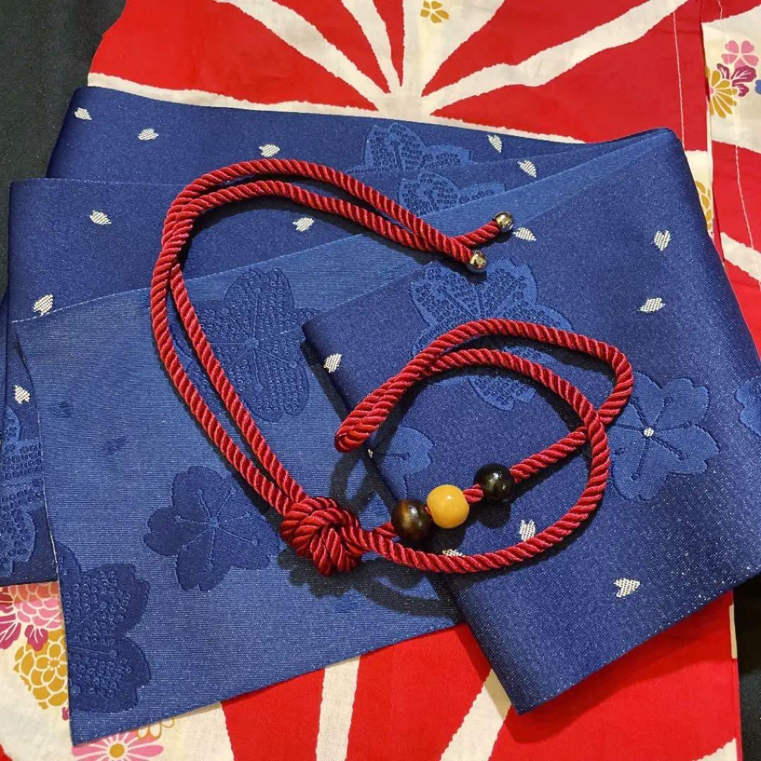 限定1☆浴衣 大正ロマン アンティーク 浴衣 麻の葉　猫 赤 白 黒猫