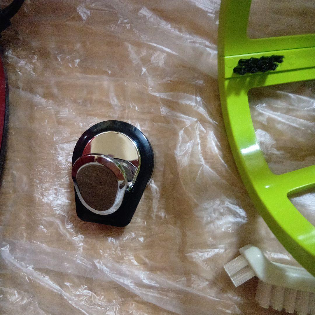 クビンス 赤い縦型ジューサー　フローズンデザートストレーナー付き