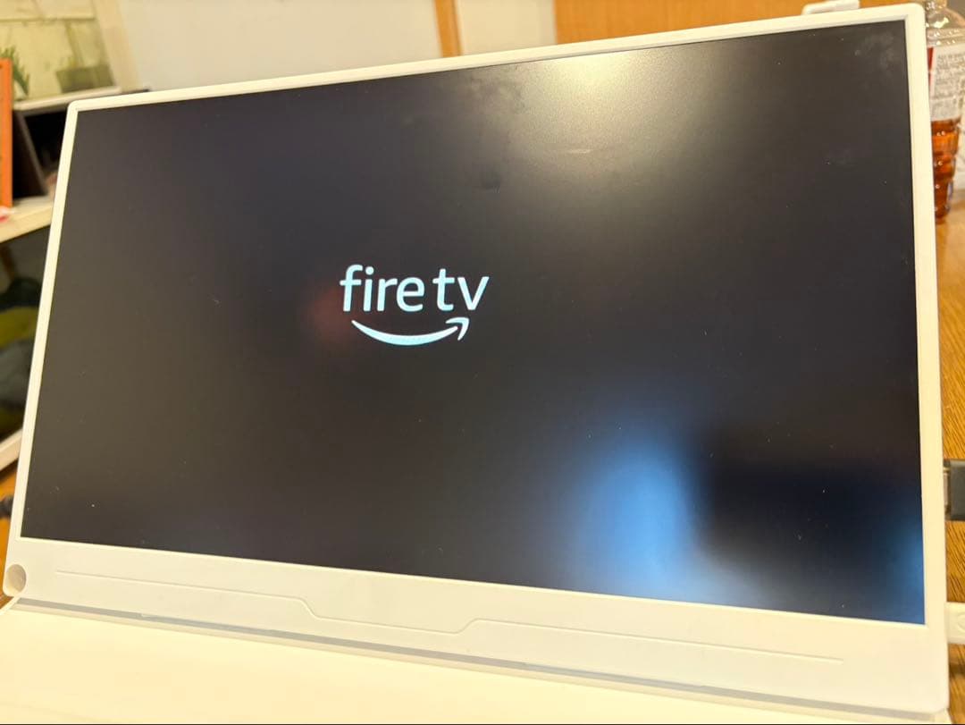 ポータブルモニター ホワイト 箱付き