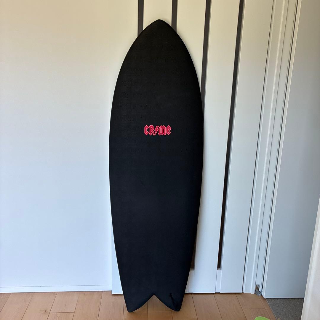 【美品】クライムサーフボード 純正フィン付 crime keel fish5.7