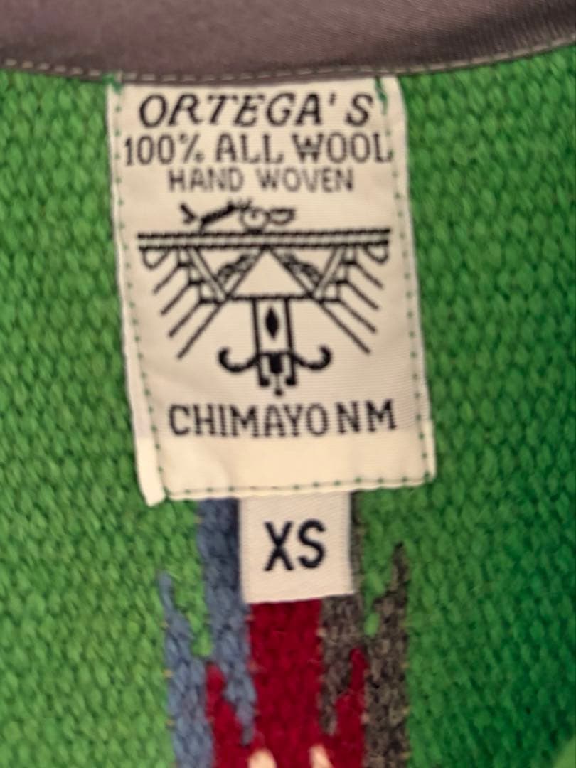 ORTEGA'S チマヨ　ベスト　グリーン