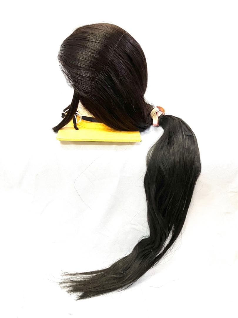 垂髪、今西かつら、黒髪、Mサイズ、中古舞踊かつら、大衆演劇かつら、日本髪かつら