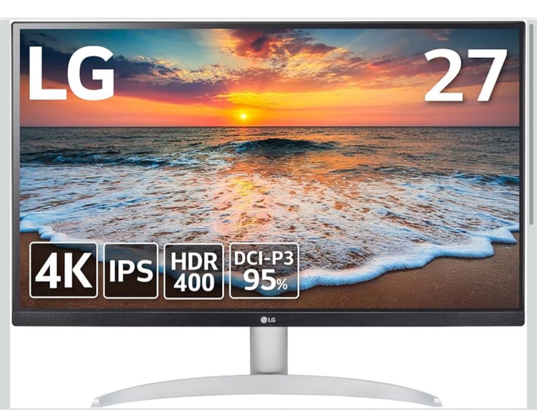 新品未使用 LG モニター ディスプレイ 27UP600-W 27インチ