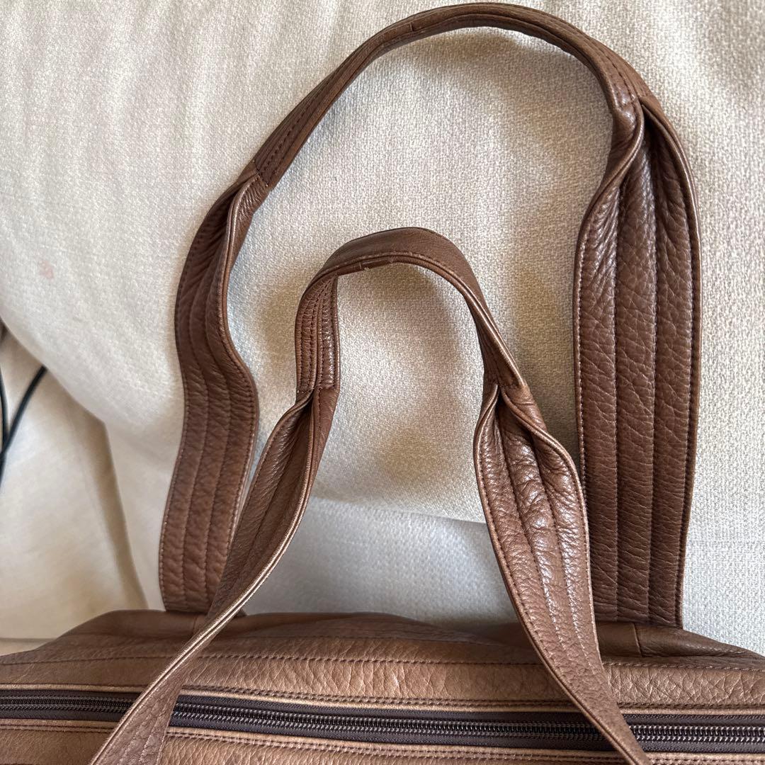 ブラウンレザー ボストンバッグ beau dessin