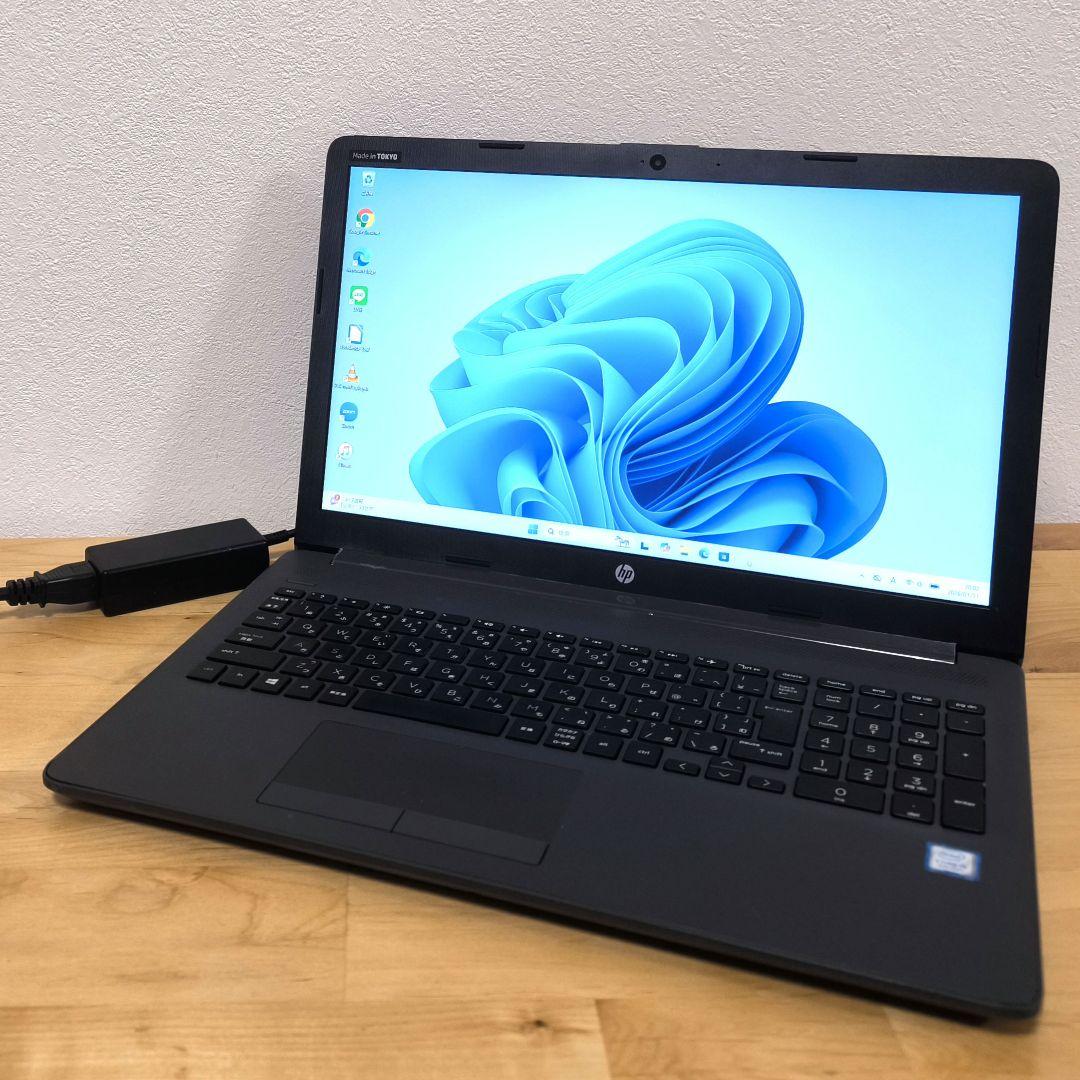 HP ノートPC【15.6型 フルHD】i5第8世代／Windows11／DVD