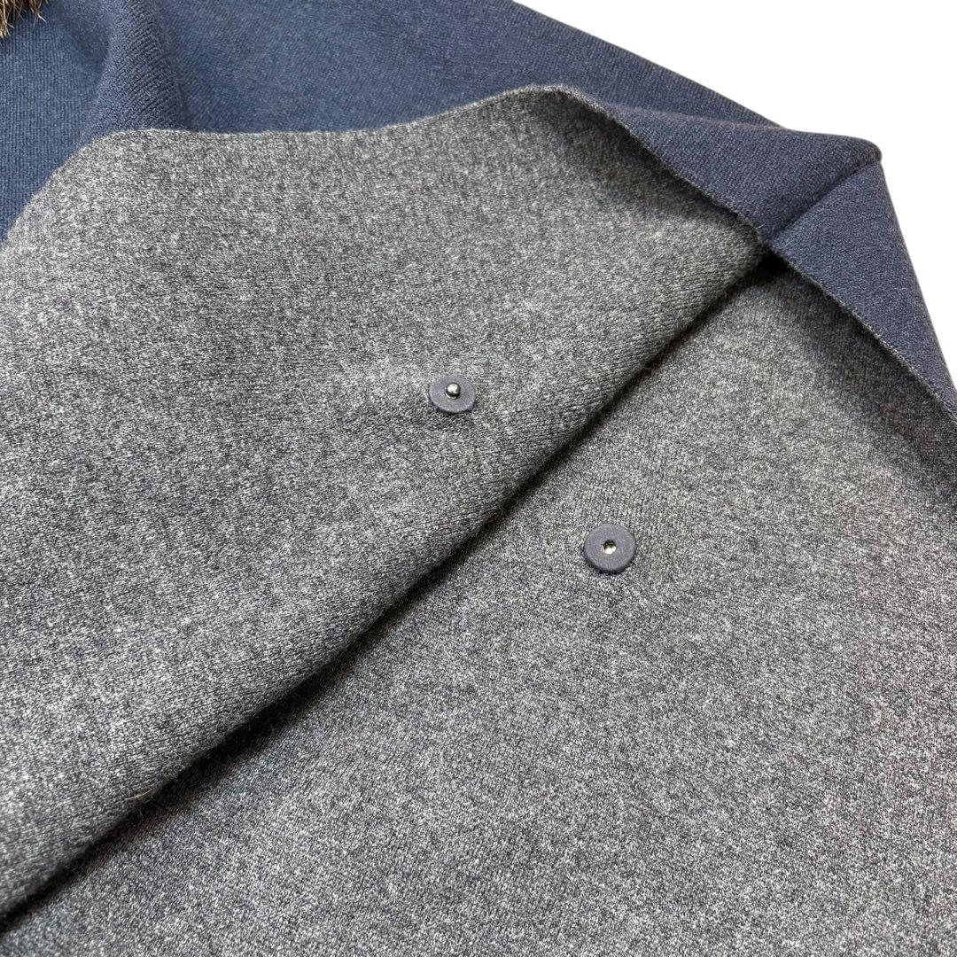 未使用品 BRUNELLO CUCINELLI カシミヤ100 ポンチョ ファー
