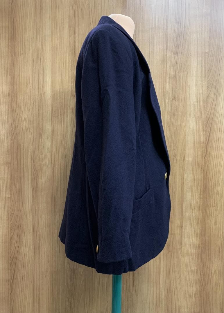 クリスチャンディオール 紺 ブレザー ジャケット 旧ロゴ ワッペン