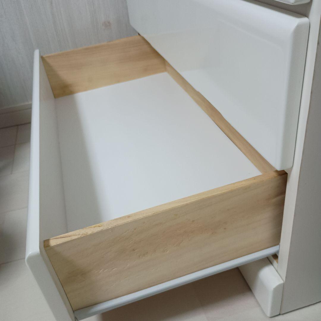 ★NITORI★ホワイト 6段チェストエナメル仕上げ