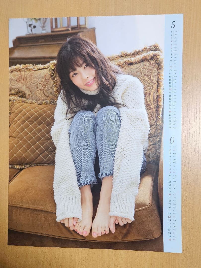 小芝風花　2019カレンダー 直筆サイン入り
