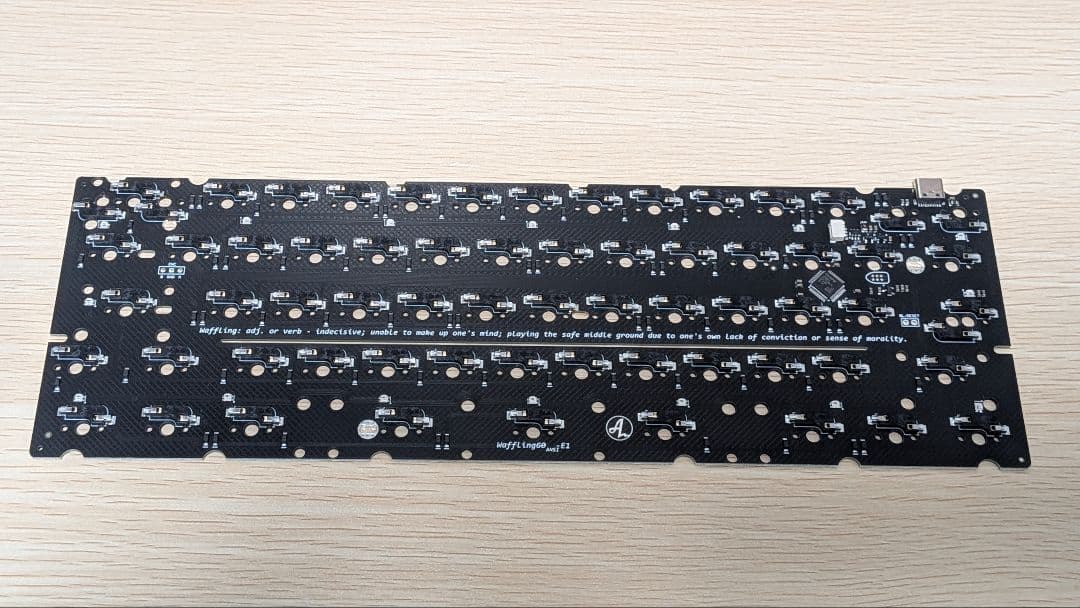 キーボード waffling60