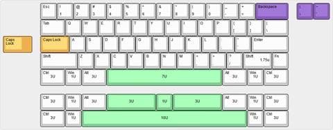 キーボード waffling60